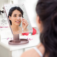 22 LED Light Vanity Mirror 360 Rotating Portable Mirror