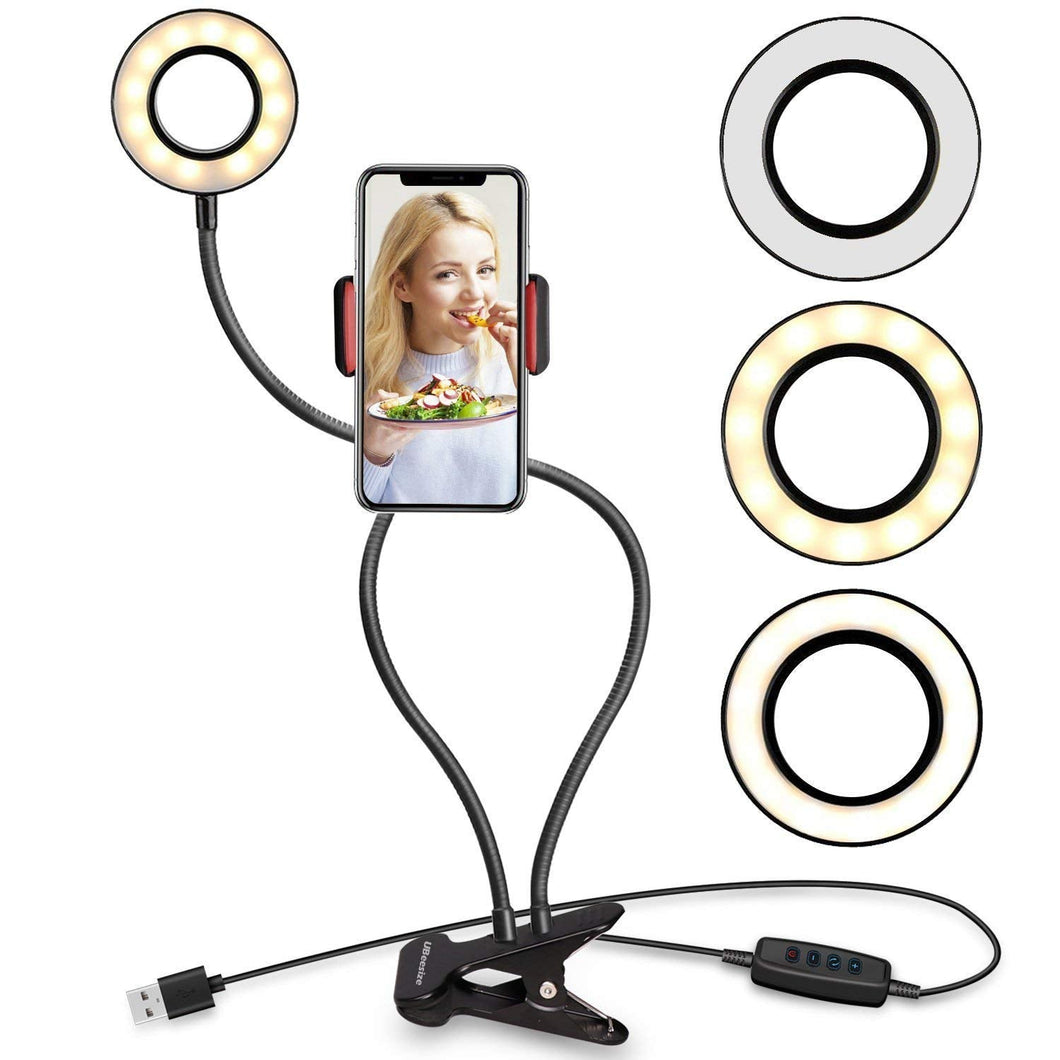 2 in 1 Cell Phone Holder with LED Light - Groupy Buy