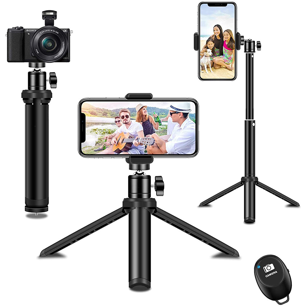 2-in-1 Remote Shutter Mini Tripod and Selfie Stick