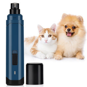 Electric Rechargeable Pet Nail Trimmer Grinder with Color Options