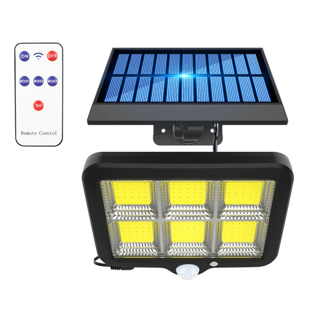 150/160LEDs COB Solar Light Outdoor PIR Motion Sensor Wall Lamp