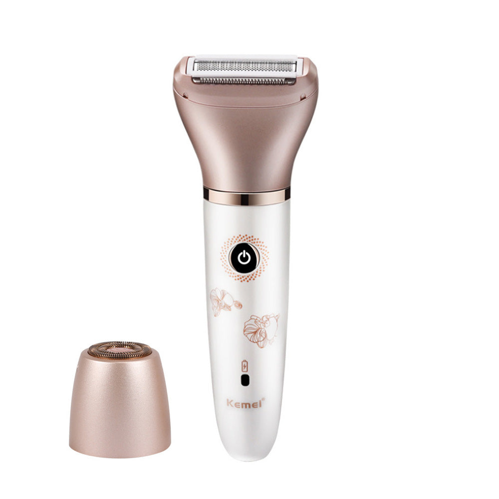 2 in 1 Wet & Dry Legs Underarm Bikini Hair Trimmer USB Charging_1
