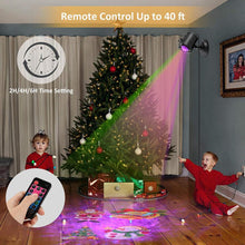 2 in 1 Christmas Holiday Projector Lights with Ocean wave Light 16 Film options