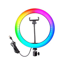 26cm RGB LED Selfie Ring Fill Light with Tripod