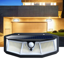 308 LED Human Body Induction Solar Powered Outdoor Lamp