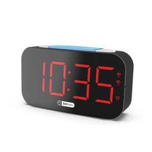 USB Plugged-in Digital Alarm Clock with Bed Vibrating Function