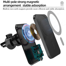 15W Fast Charging Magnetic Wireless Car Charger Stand Holder for QI Phones iPhone 12 Mini Pro Max