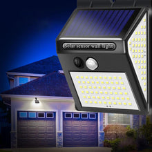 270¡ã 3-Side Lighting Solar Powered Motion Sensor Outdoor LED Light