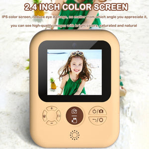 Polaroid Thermal Printing Children's Camera front and rear 12 million dual cameras with 2.4 inch IPS HD screen