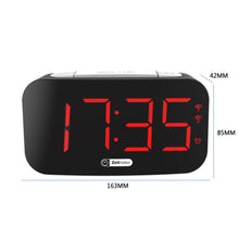 USB Plugged-in Digital Alarm Clock with Bed Vibrating Function