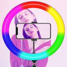 26cm RGB LED Selfie Ring Fill Light with Tripod