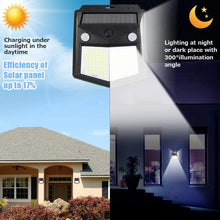 260LED Outdoor Waterproof Motion Sensor Solar Garden Lamp