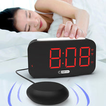 USB Plugged-in Digital Alarm Clock with Bed Vibrating Function