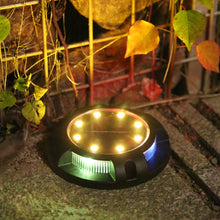 Solar Powered Outdoor Pathway Garden Lawn Floor Lights Decorative Step Night Lights