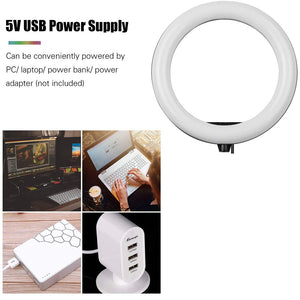 26cm RGB LED Selfie Ring Fill Light with Tripod