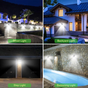 270¡ã 3-Side Lighting Solar Powered Motion Sensor Outdoor LED Light