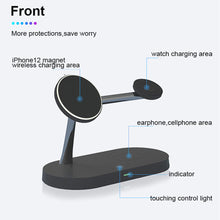 3-in-1 15W Wireless Magnetic Charger