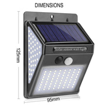 270¡ã 3-Side Lighting Solar Powered Motion Sensor Outdoor LED Light