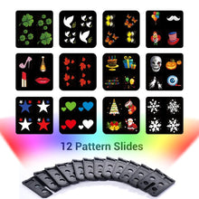 12 Patterns Christmas Projector Laser Lights