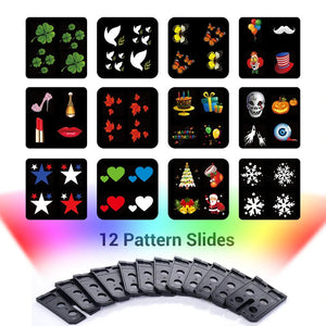 12 Patterns Christmas Projector Laser Lights