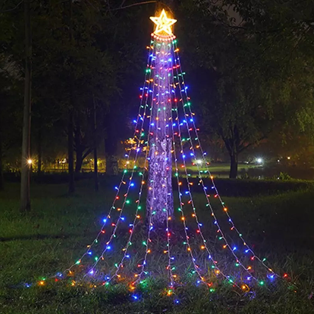 LED Waterfall Christmas Tree Lights