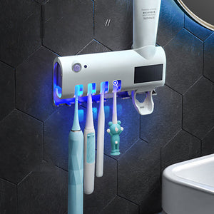 Intelligent UV Toothbrush Sterilizer Automatically Squeezes Toothpaste - Groupy Buy