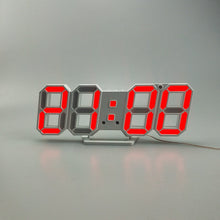 Modern Digital 3D LED Wall Clock Alarm Clock